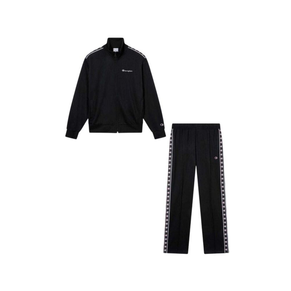 Champion Mens Poly Tracksuit / Black